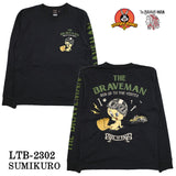 THE BRAVEMAN×LOONEY TUNES ルーニーチューンズ コラボ 天竺 長袖Tシャツ ロンTEE ltb-2302