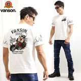 ベア天竺半袖Tシャツ VANSON×LOONEY TUNES ltv-2008