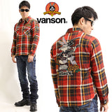 ヘビーネルシャツ VANSON×LOONEY TUNES ltv-2022