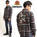 ヘビーネルシャツ VANSON×LOONEY TUNES ltv-2022