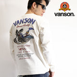 天竺長袖Tシャツ VANSON×LOONEY TUNES ltv-2201