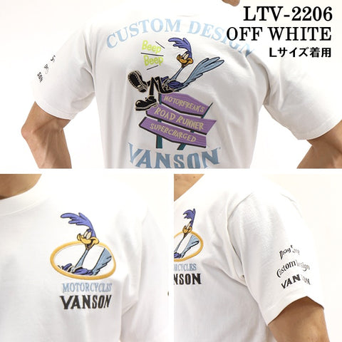 天竺半袖Tシャツ VANSON×LOONEY TUNES バンソン ltv-2206