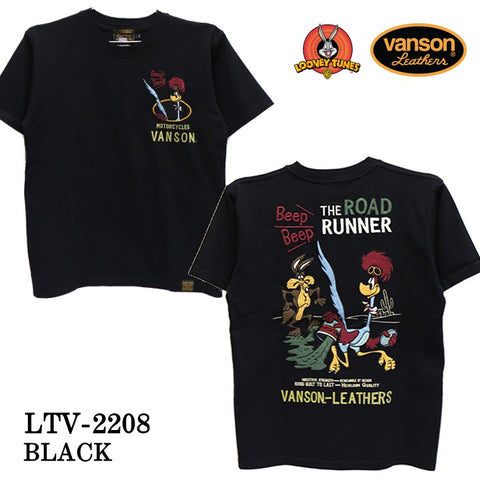 天竺半袖Tシャツ VANSON×LOONEY TUNES バンソン ltv-2208