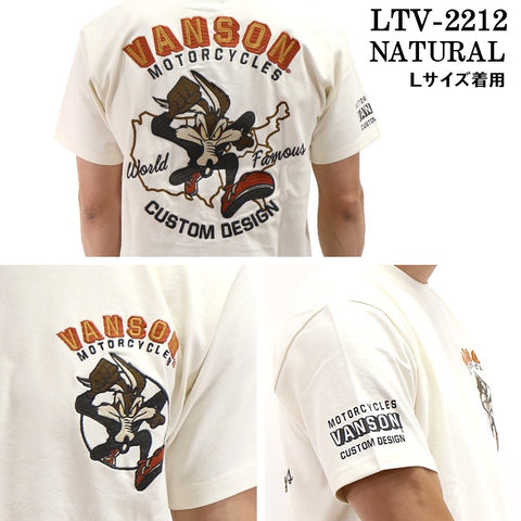 天竺半袖Tシャツ VANSON×LOONEY TUNES バンソン ltv-2212