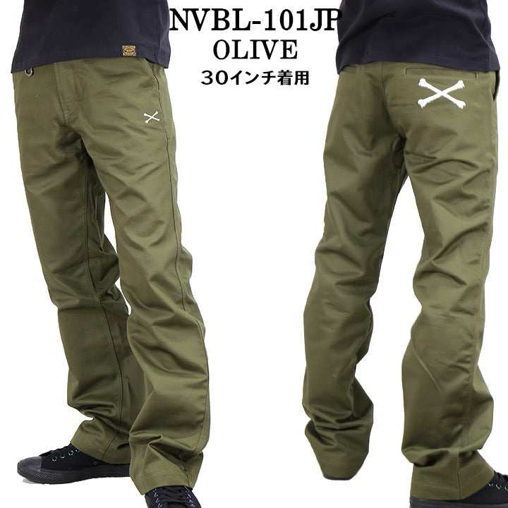 VANSON バンソン チノパン ボトムス パンツ MADE IN JAPAN クロスボーン nvbl-101jp