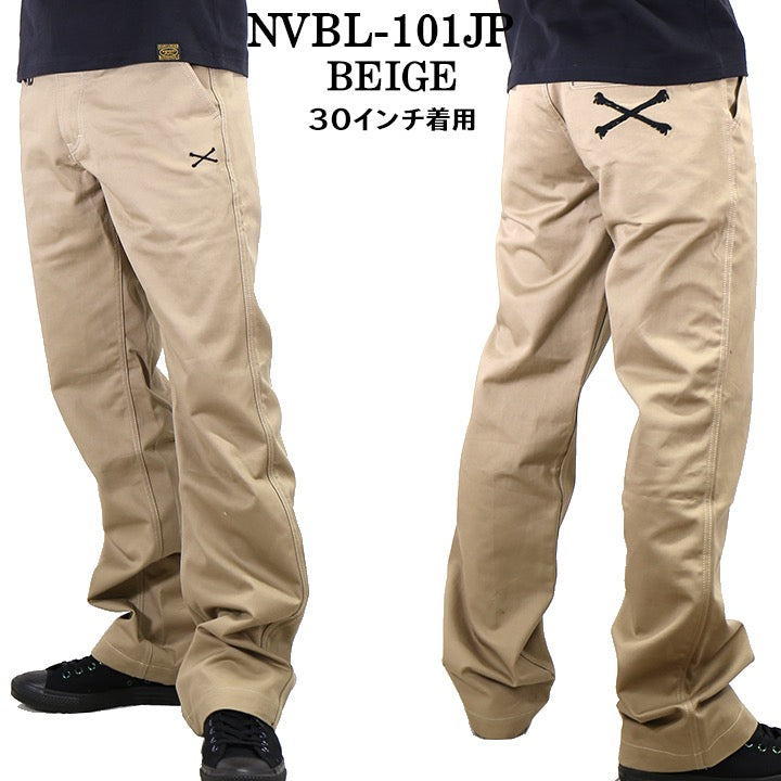VANSON バンソン チノパン ボトムス パンツ MADE IN JAPAN クロスボーン nvbl-101jp