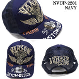 ツイルメッシュキャップ VANSON バンソン 帽子 nvcp-2201