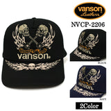 VANSON バンソン ツイル6パネルBBキャップ 帽子 nvcp-2206