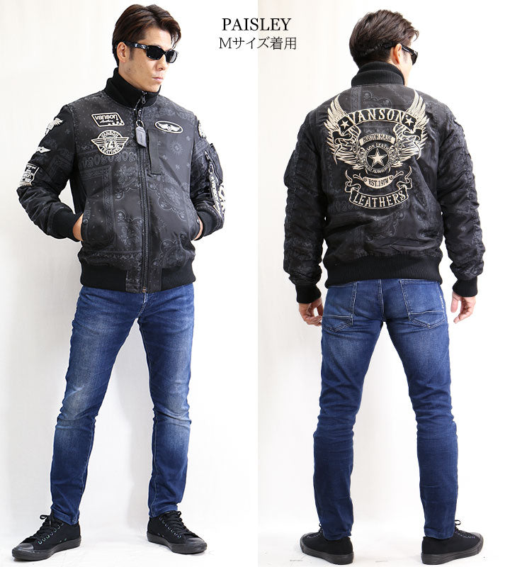 VANSON(バンソン)MA-1 フライトジャケット nvjk-2102 VANSON(バンソン)MA-1 フライトジャケット nvjk-2102