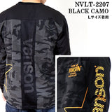 ドライ天竺 長袖Tシャツ VANSON バンソン メンズ ロンTee nvlt-2207