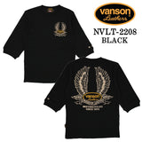 サーマル 6分袖Tシャツ VANSON バンソン メンズ nvlt-2208