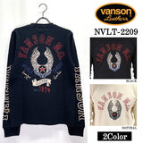 サーマル 長袖Tシャツ VANSON バンソン メンズ ロンTee nvlt-2209