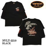 天竺6分袖フェイクTシャツ VANSON バンソン nvlt-2210