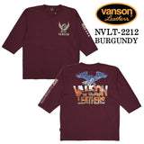 ベア天竺 6分袖Tシャツ VANSON バンソン メンズ nvlt-2212