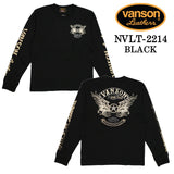 天竺 長袖Tシャツ VANSON バンソン メンズ ロンTee nvlt-2214