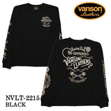 天竺 長袖Tシャツ VANSON バンソン メンズ ロンTee nvlt-2215