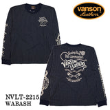 天竺 長袖Tシャツ VANSON バンソン メンズ ロンTee nvlt-2215