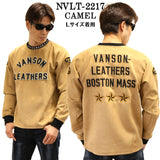 起毛プレーティング プルオーバー 長袖トレーナー VANSON バンソン メンズ ロンTee nvlt-2217