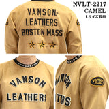 起毛プレーティング プルオーバー 長袖トレーナー VANSON バンソン メンズ ロンTee nvlt-2217