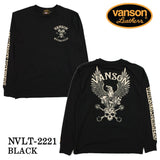 ベア天竺 長袖Tシャツ VANSON バンソン メンズ ロンTee nvlt-2221