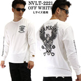 ベア天竺 長袖Tシャツ VANSON バンソン メンズ ロンTee nvlt-2221