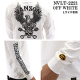 ベア天竺 長袖Tシャツ VANSON バンソン メンズ ロンTee nvlt-2221