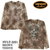 ベア天竺 長袖Tシャツ VANSON バンソン メンズ ロンTee nvlt-2221