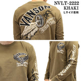 天竺 長袖Tシャツ VANSON バンソン メンズ ロンTee nvlt-2222