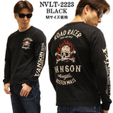 天竺 長袖Tシャツ VANSON バンソン メンズ ロンTee nvlt-2223