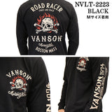 天竺 長袖Tシャツ VANSON バンソン メンズ ロンTee nvlt-2223