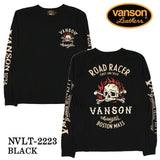 天竺 長袖Tシャツ VANSON バンソン メンズ ロンTee nvlt-2223