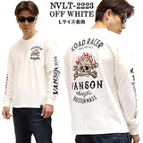 天竺 長袖Tシャツ VANSON バンソン メンズ ロンTee nvlt-2223