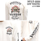 天竺 長袖Tシャツ VANSON バンソン メンズ ロンTee nvlt-2223