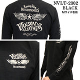 VANSON バンソン 天竺長袖Tシャツ メンズ ロンT nvlt-2302