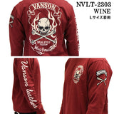 VANSON バンソン 天竺長袖Tシャツ メンズ ロンT nvlt-2303