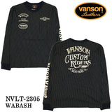 VANSON バンソン 天竺長袖Tシャツ メンズ ロンT nvlt-2305