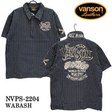 天竺半袖ポロシャツ VANSON バンソン nvps-2204