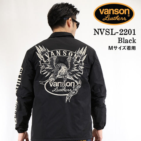 VANSON（バンソン）コーチジャケット nvsl-2201