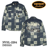 デニムシャツ VANSON バンソン 長袖シャツ メンズ nvsl-2204