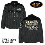 デニムシャツ VANSON バンソン 長袖シャツ メンズ nvsl-2204