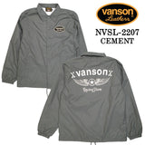 VANSON バンソン ナイロン コーチジャケット nvsl-2207