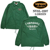 VANSON バンソン ナイロン コーチジャケット nvsl-2207