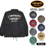 VANSON バンソン ナイロン コーチジャケット nvsl-2207