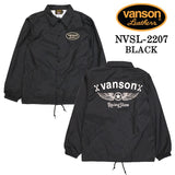 VANSON バンソン ナイロン コーチジャケット nvsl-2207