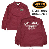 VANSON バンソン ナイロン コーチジャケット nvsl-2207