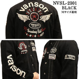 VANSON バンソン デニムコーチジャケット nvsl-2301