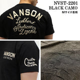 ふくれJQD 半袖Tシャツ VANSON バンソン nvst-2201