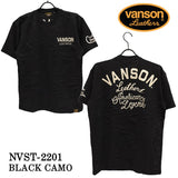 ふくれJQD 半袖Tシャツ VANSON バンソン nvst-2201