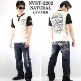 VANSON（バンソン）サーマルヘンリーネック半袖Tシャツ nvst-2202