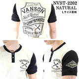 VANSON（バンソン）サーマルヘンリーネック半袖Tシャツ nvst-2202